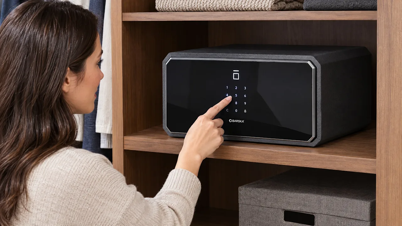 The Touchscreen Fingerprint Safe for the Whole Household