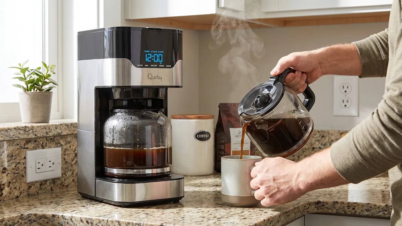 Quirky Cafe 6-Cup Programmable Coffee Maker [Members Only]