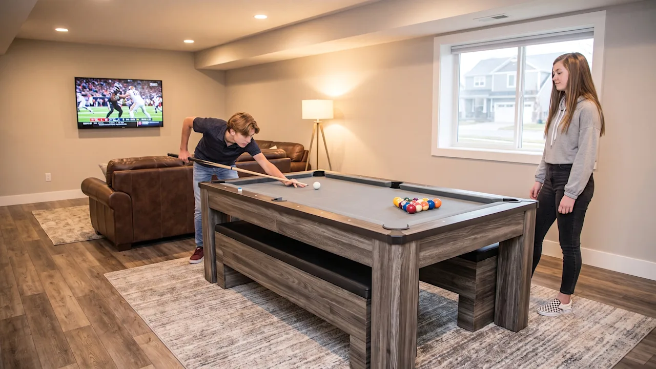The Dinner-to-Billiards Convertible Table
