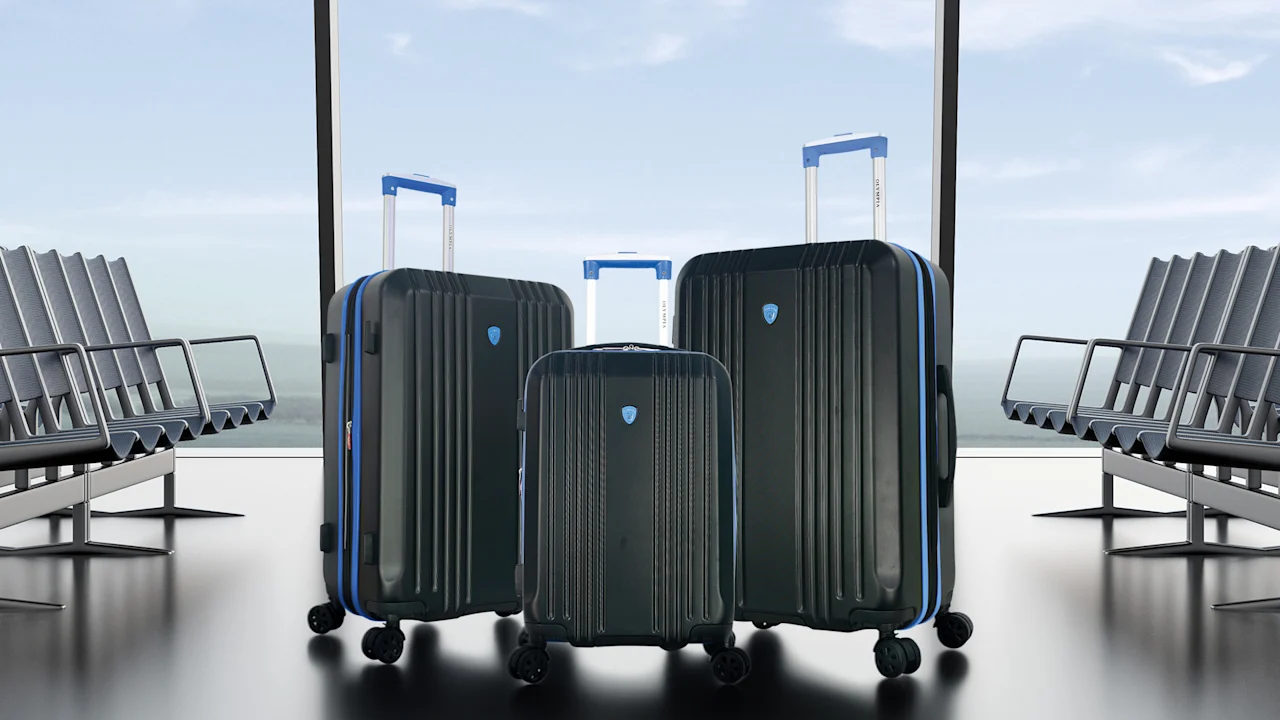Olympia USA Apache Plus 3-Piece Hardside Spinner Set