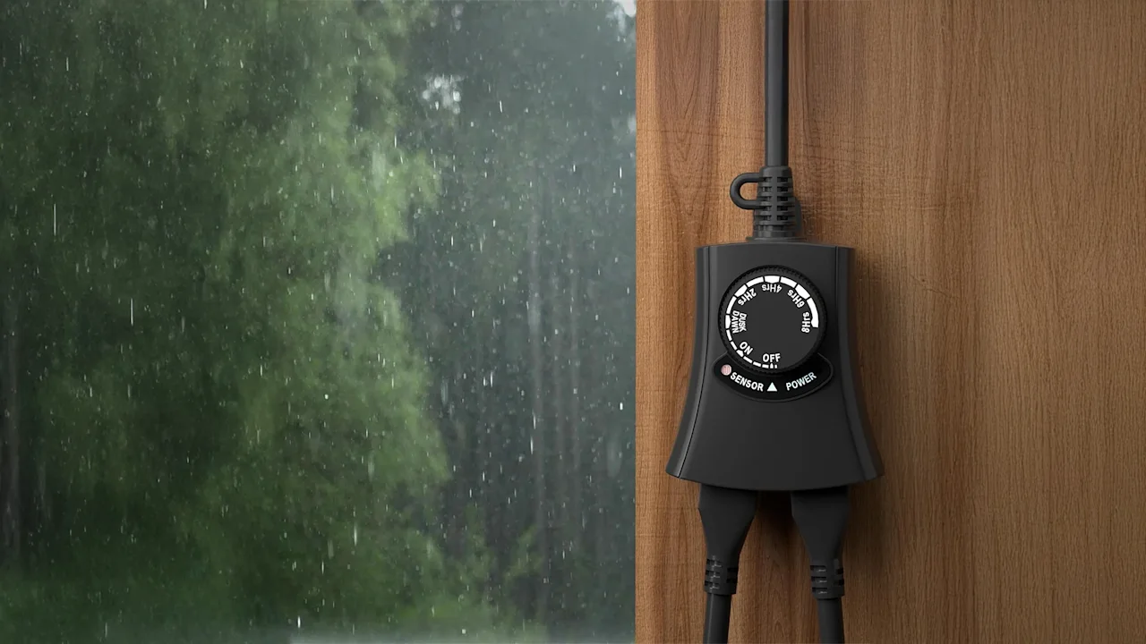 2-Pack: HBN Outdoor Light Timer
