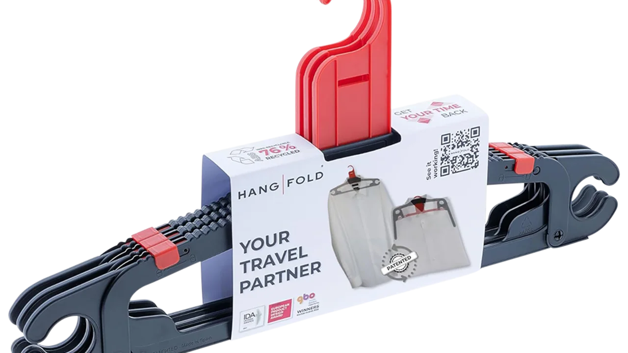 9 or 18-Pack: Hangfold Travel Hangers