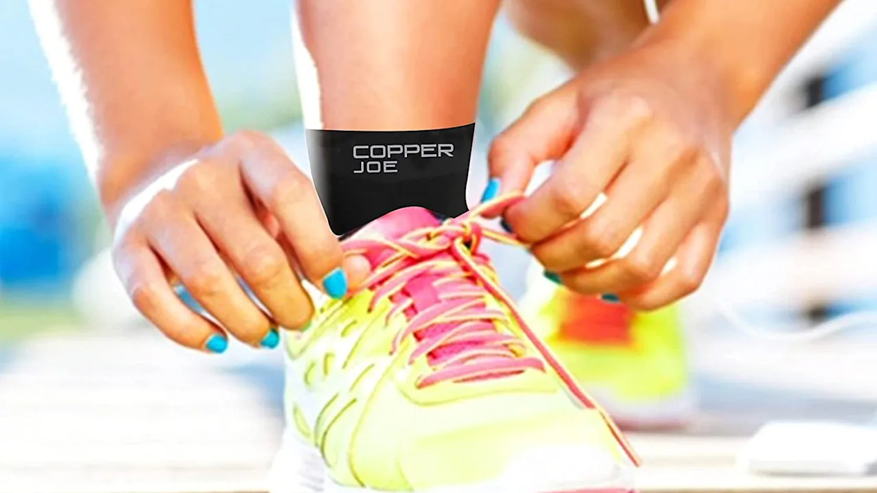2-Pack: Copper Joe Ankle Compression Sleeve