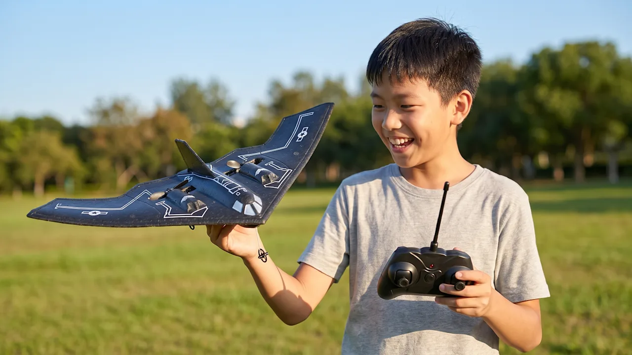 The Remote Control Stealth Aircraft