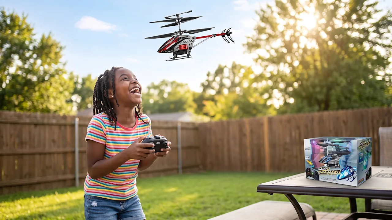 The Illuminated Remote Control Helicopter