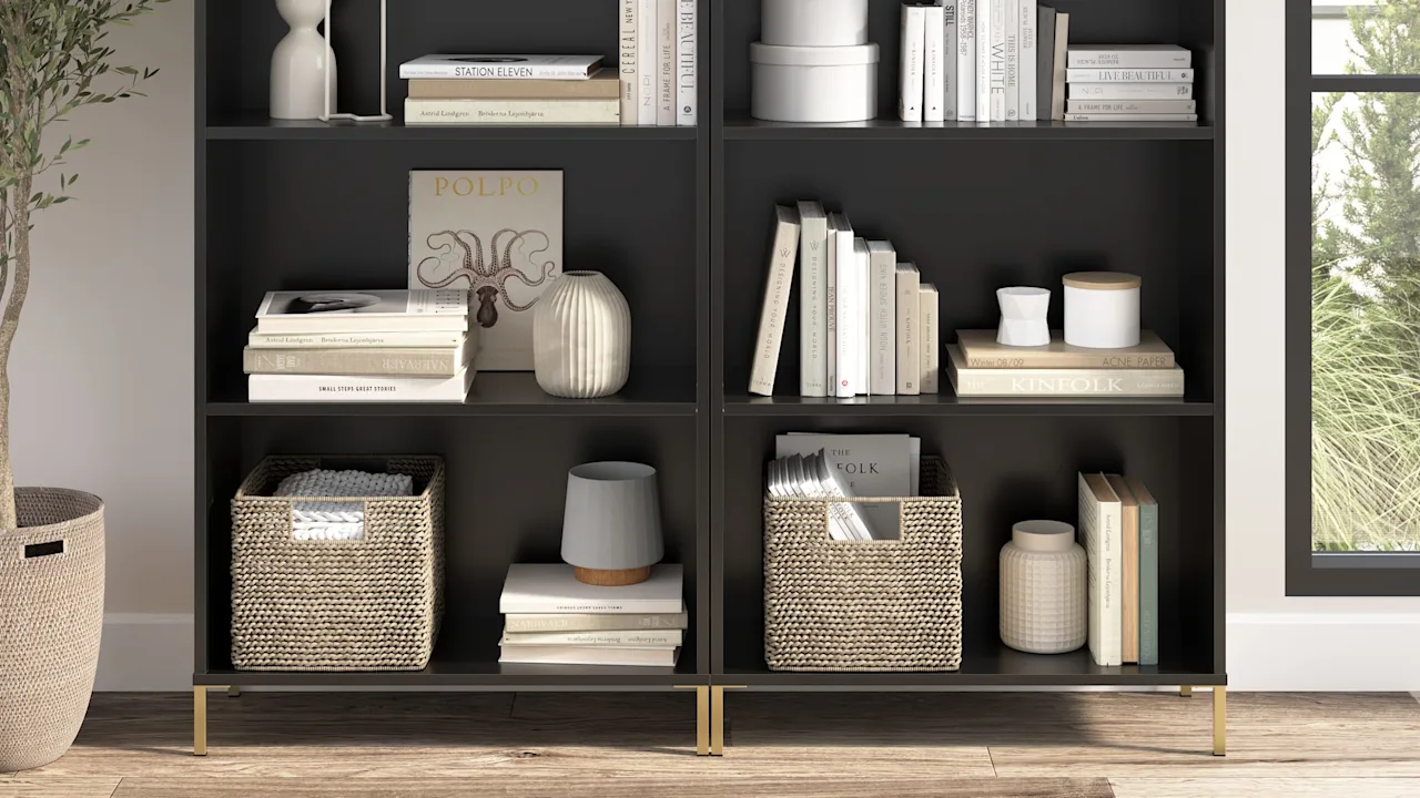 2-Pack: Soho 4 Shelf Bookcase