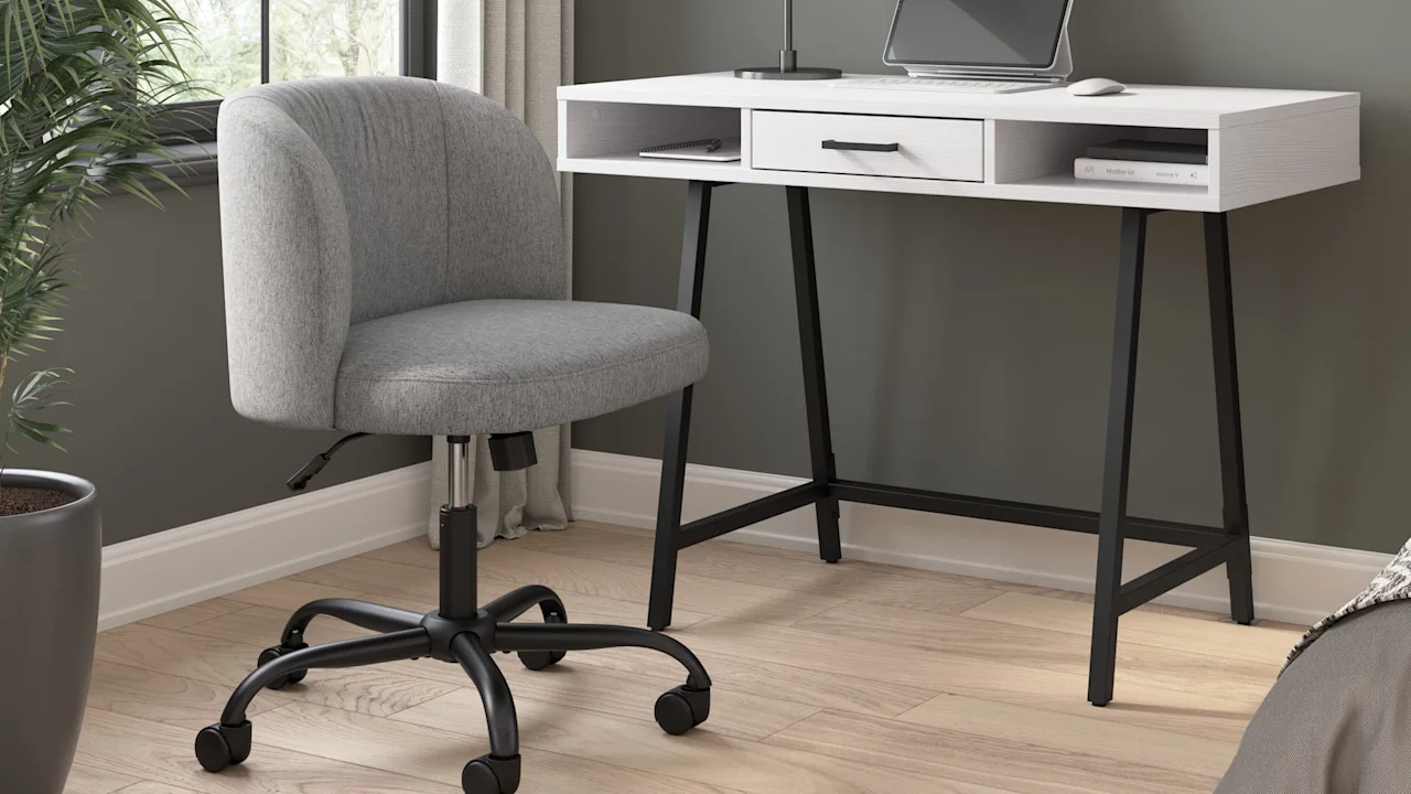 Steele 40W Small Writing Desk with Pembroke Chair