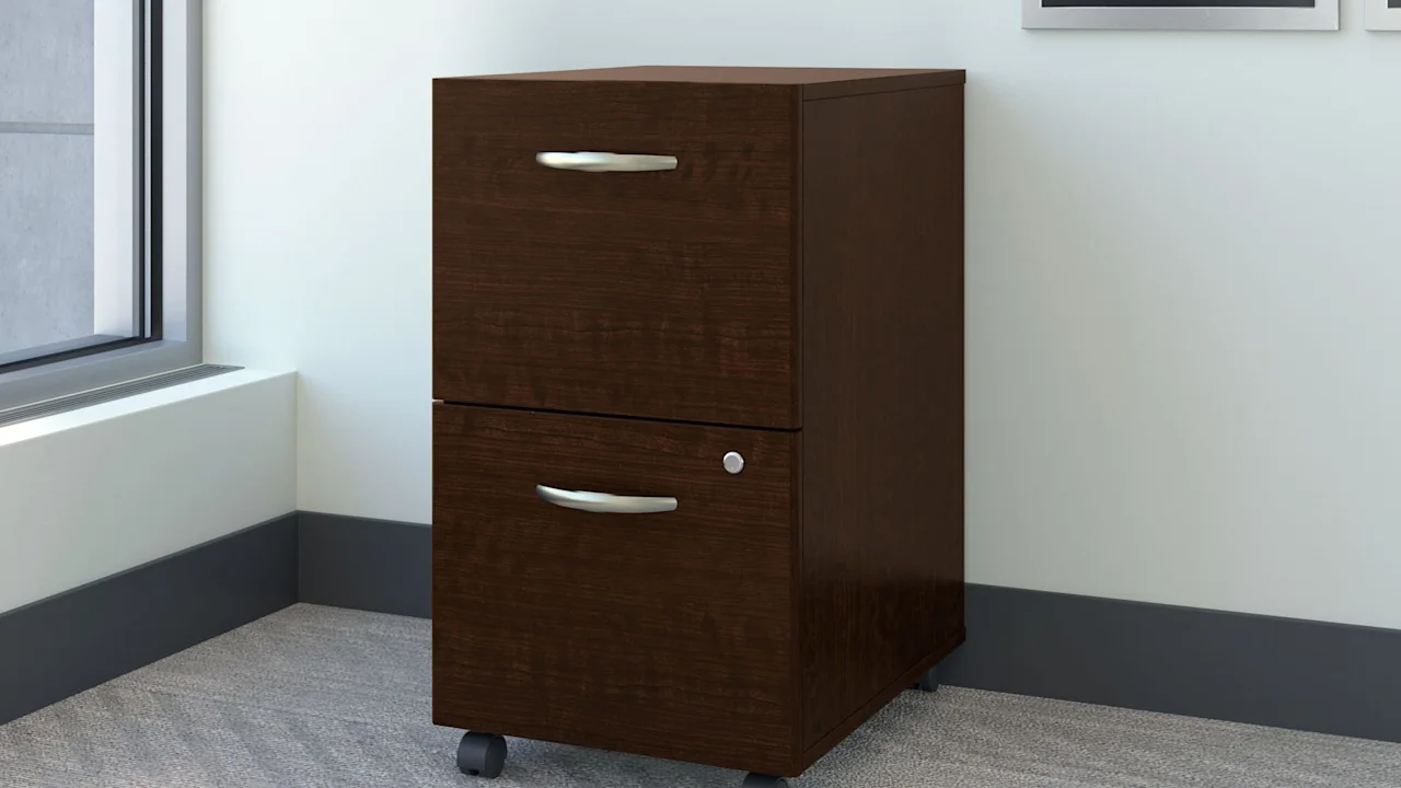 Series C 2 Drawer Mobile File Cabinet - Assembled