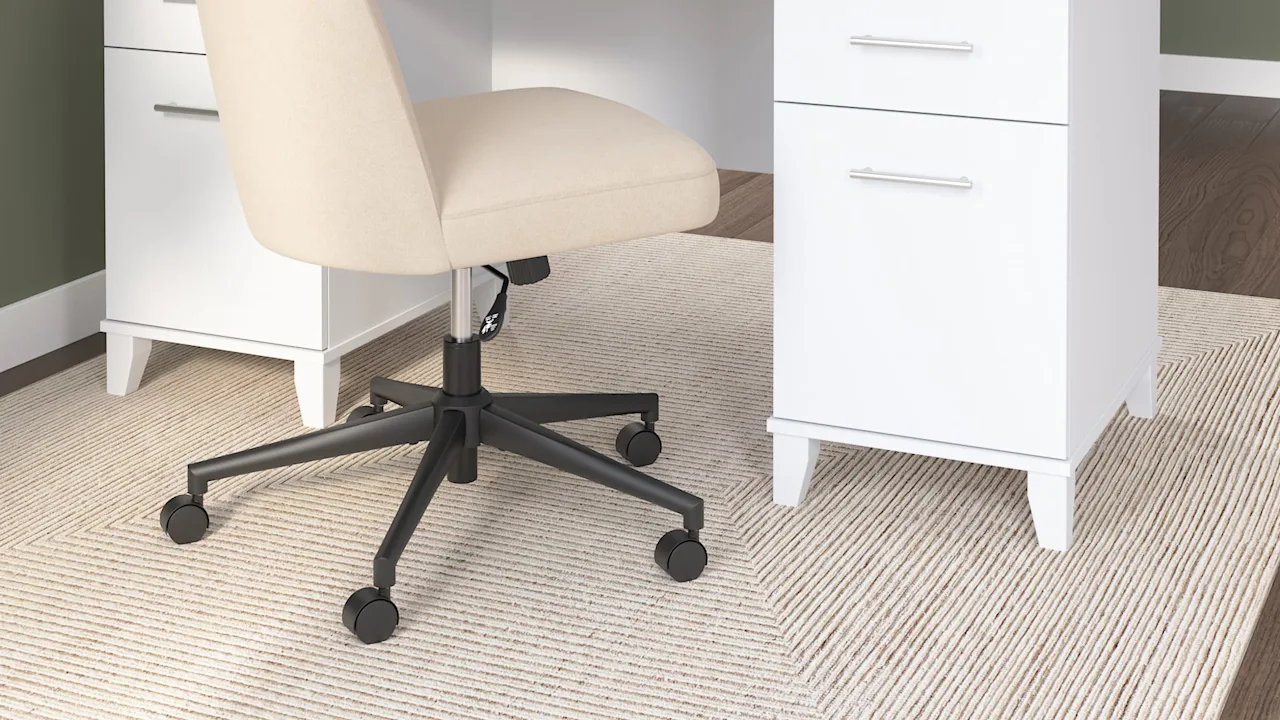Bush Home Somerset 60W Office Desk with Drawers