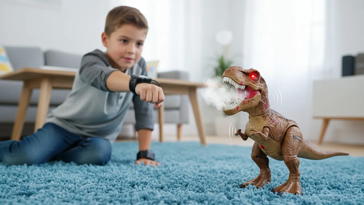 The Smoke-Spitting Remote Control Dinosaur