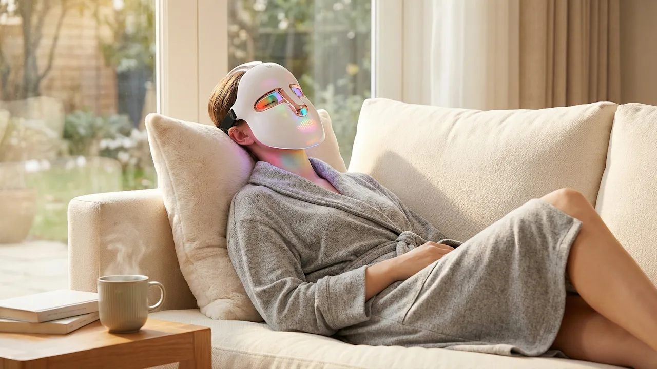 Vysn RadiantGlow 7-Color LED Beaded Rejuvenating Face Mask