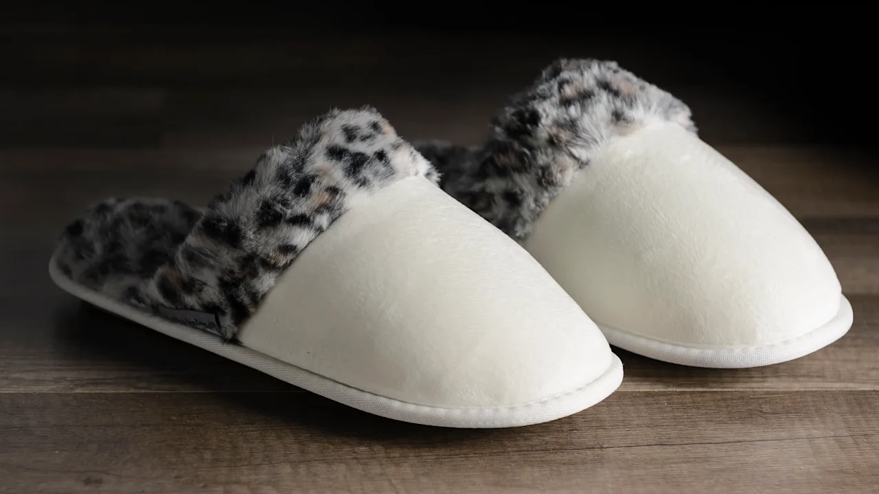 Kathy Ireland Violet Scuff Slippers