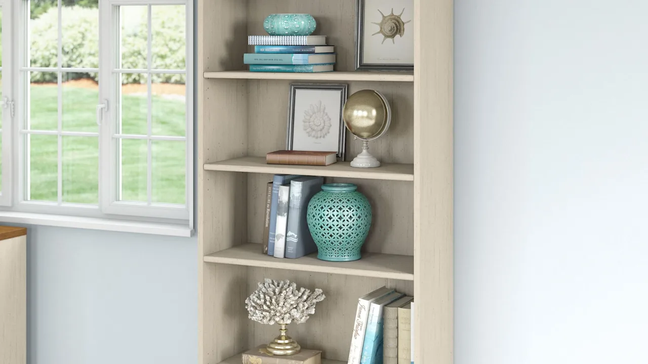 Fairview Tall 5 Shelf Bookcase