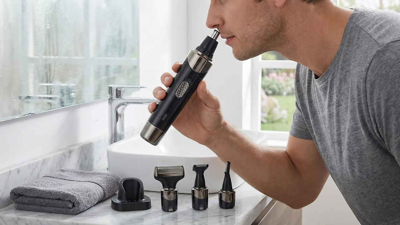 Vysn Unisex 4-In1 Rechargeable Face & Body Hair Trimmer