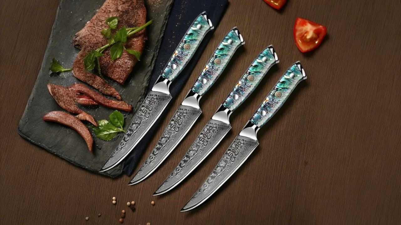 The Awabi Straight-Edge Steak Knife Set