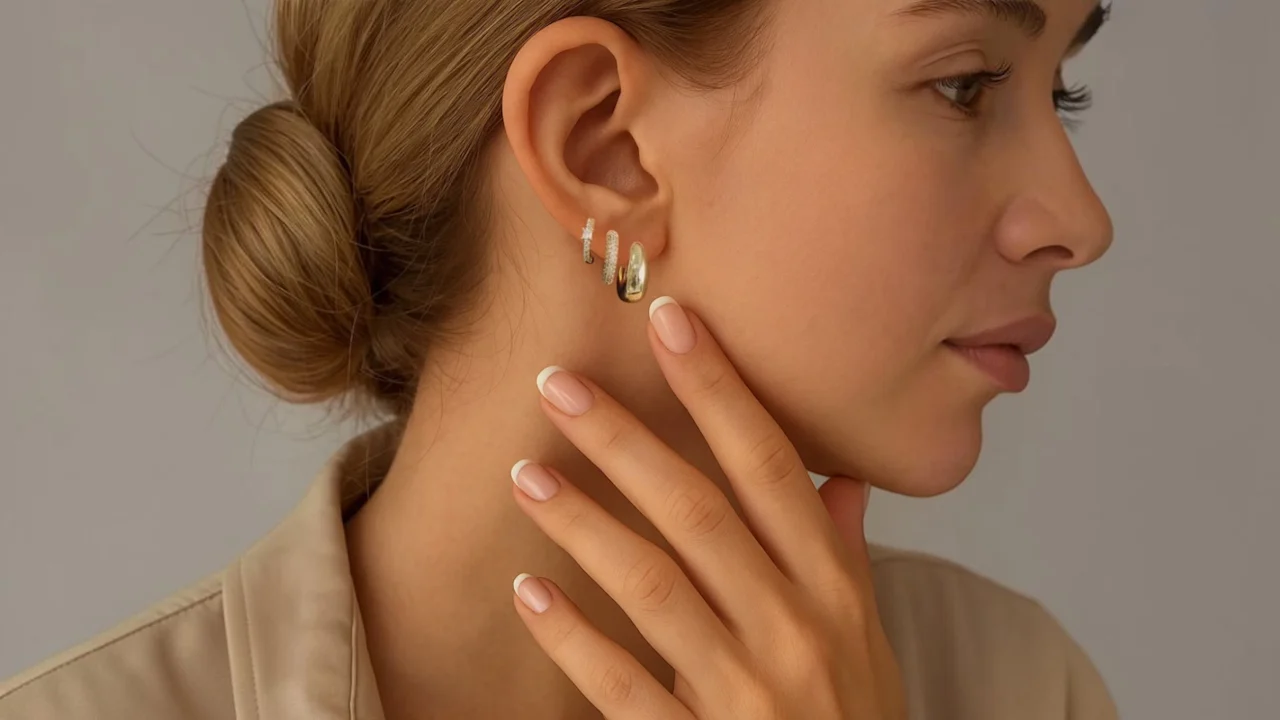 3-Pack: Dloria Dainty Huggie Hoop Earrings