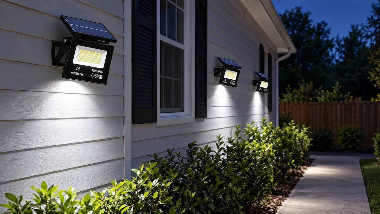 3-Pack: Hakol Super-Bright Waterproof Solar 6500K LED Spot 10W Lights