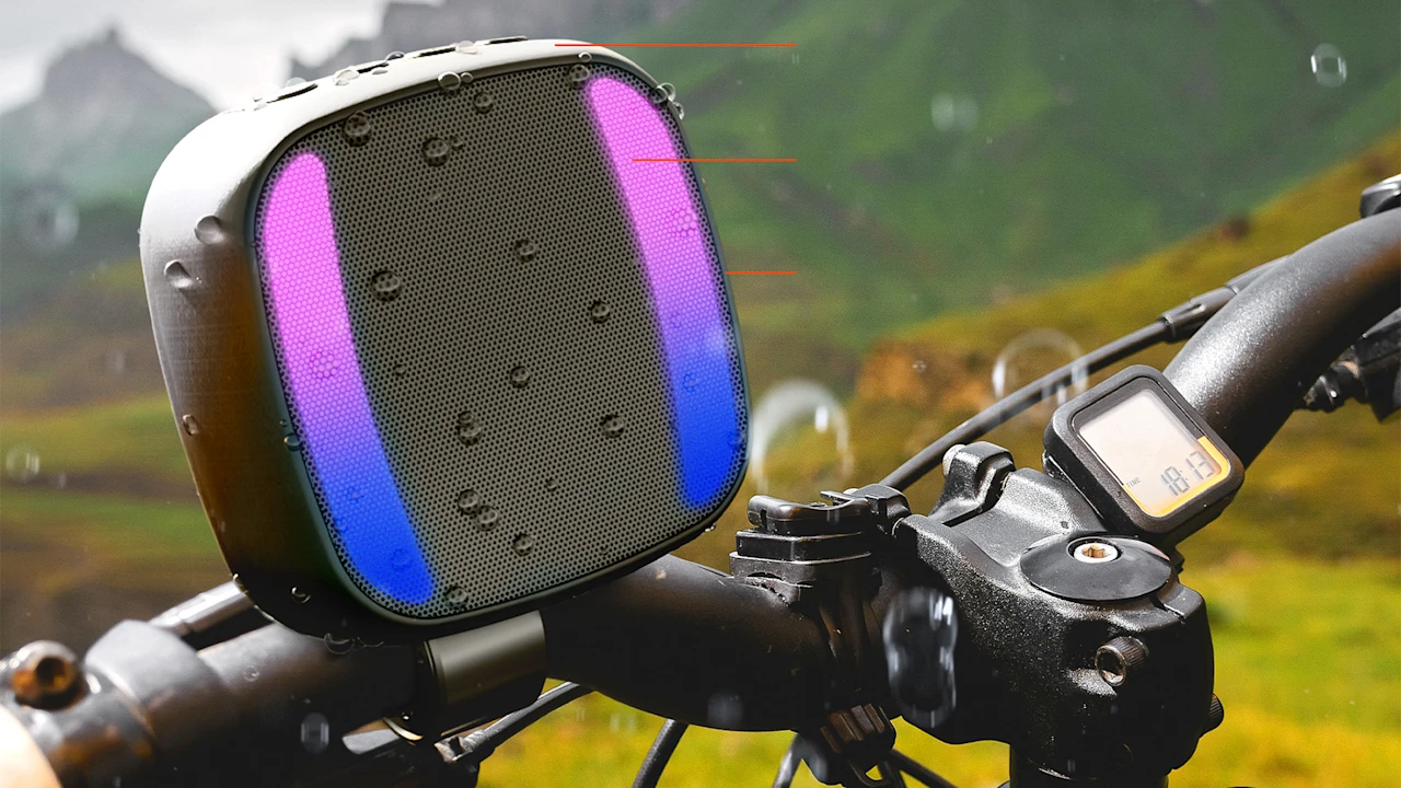 HyperGear Spin Cycle LED Wireless Bike Speaker