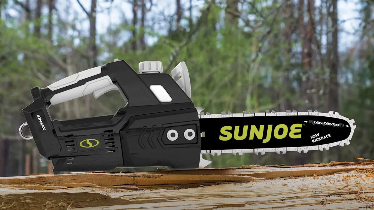 The Battery-Powered Self-Oiling Chain Saw