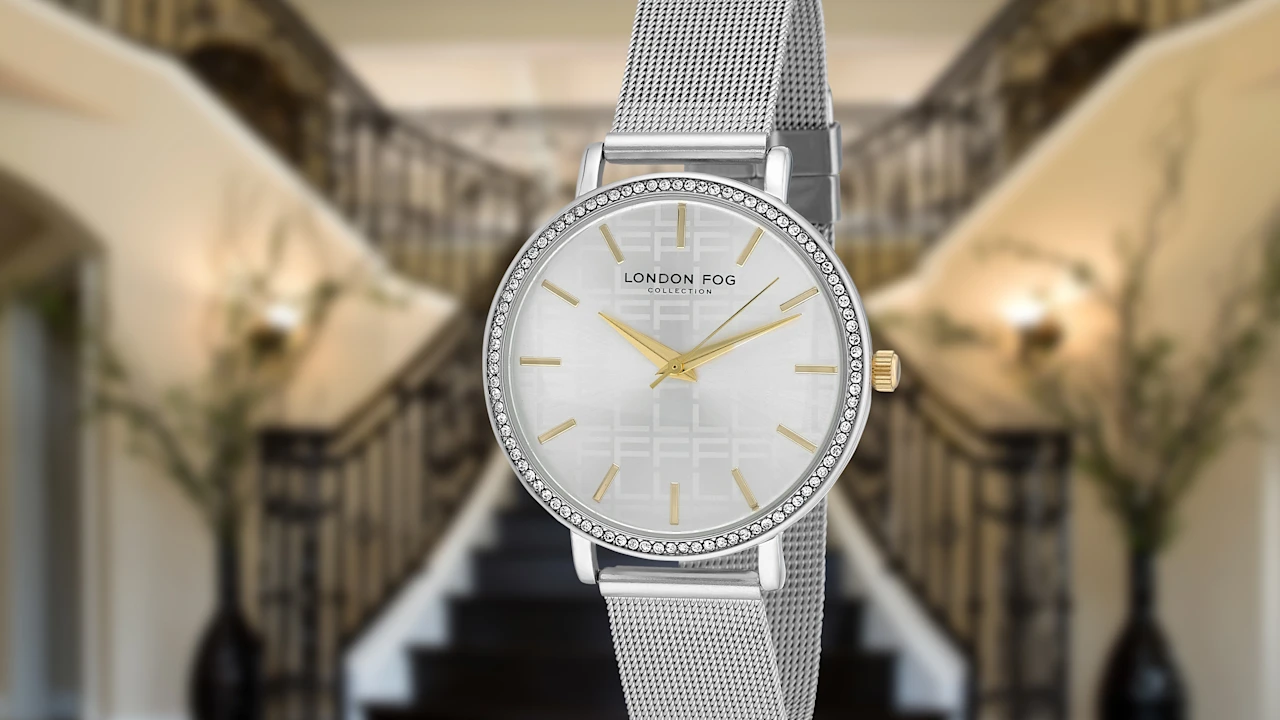 London Fog Women's Buckingham Mesh Strap Watch