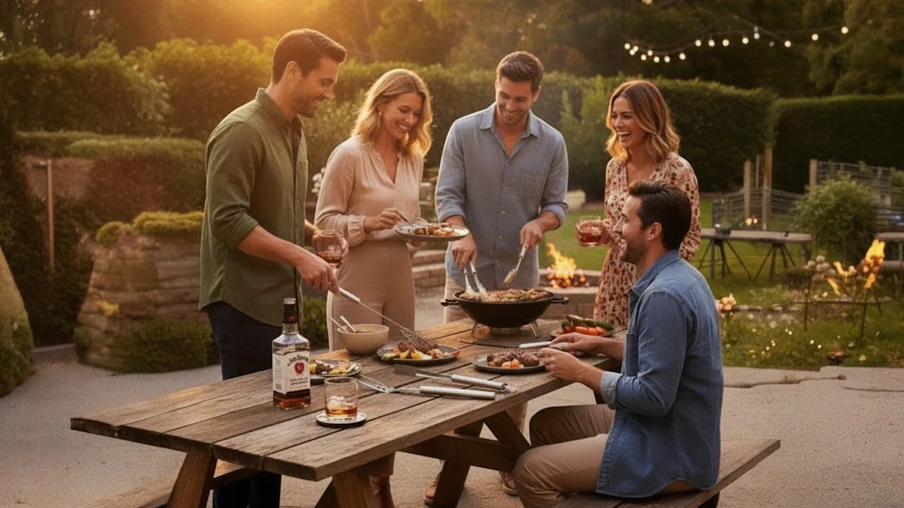 Jim Beam 5-Piece BBQ Tool Set