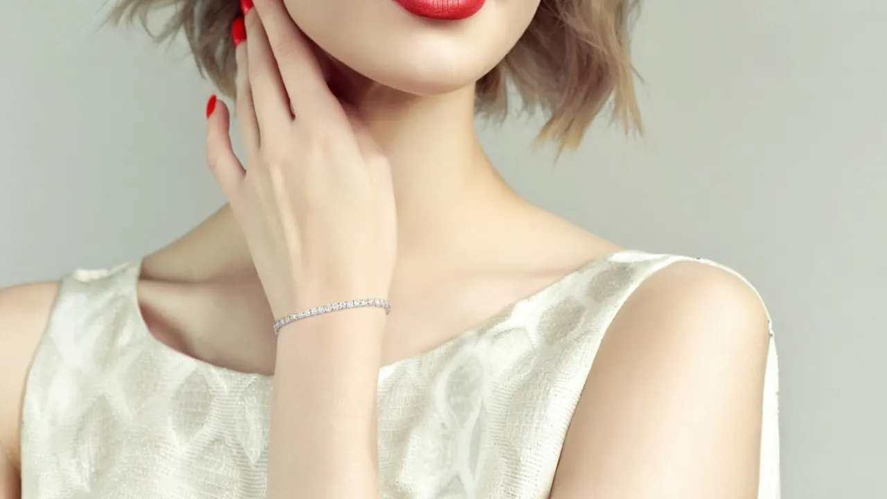 The Moissanite Tennis Bracelet
