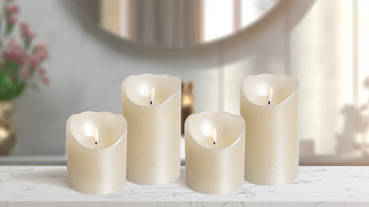 LightScapes 4-Piece Flameless LED Candles