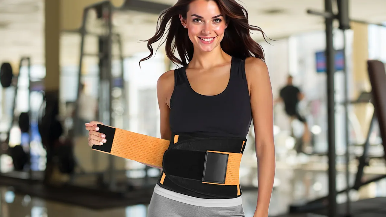 Extreme Fit Breathable Back Support Pain Relief Double Compression Waist Belt