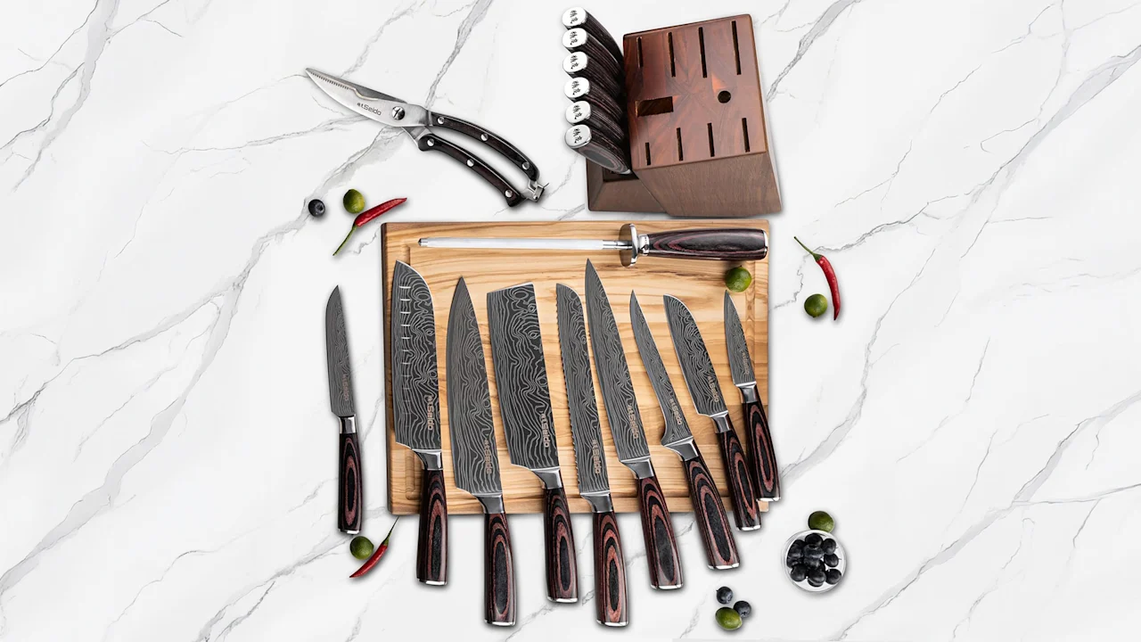 The Complete Kitchen Knife Block Set