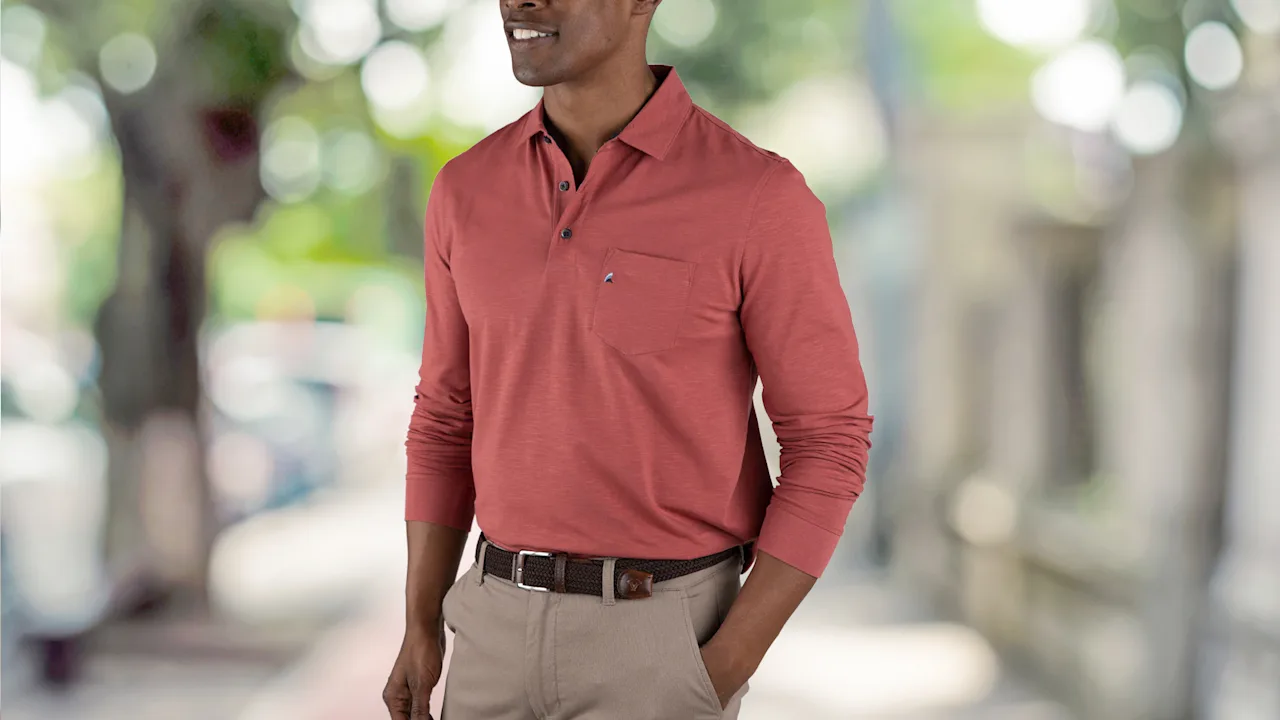 2-Pack: Tailor Vintage Airotec Performance Jersey Long Sleeve Polos