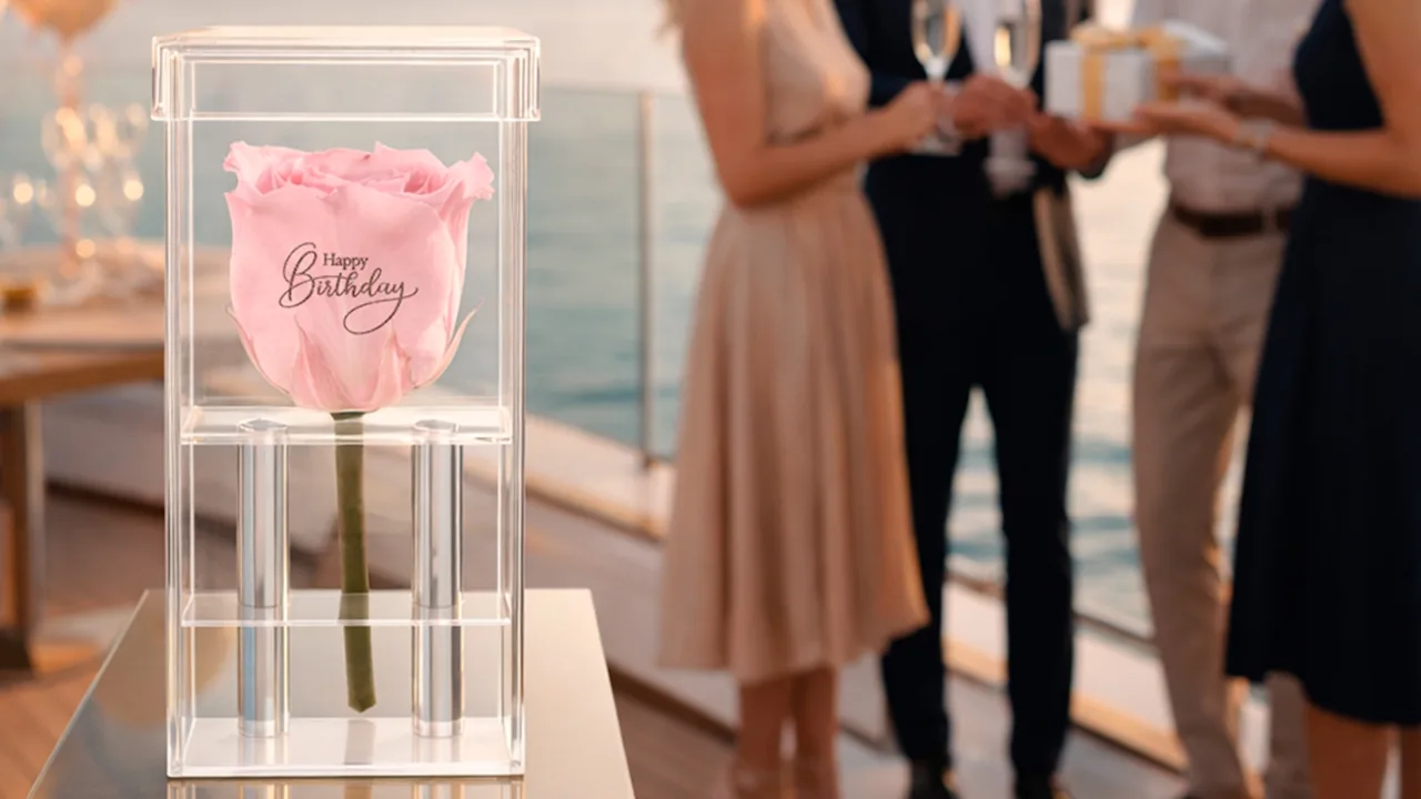 The "Happy Birthday" Rose in Pink