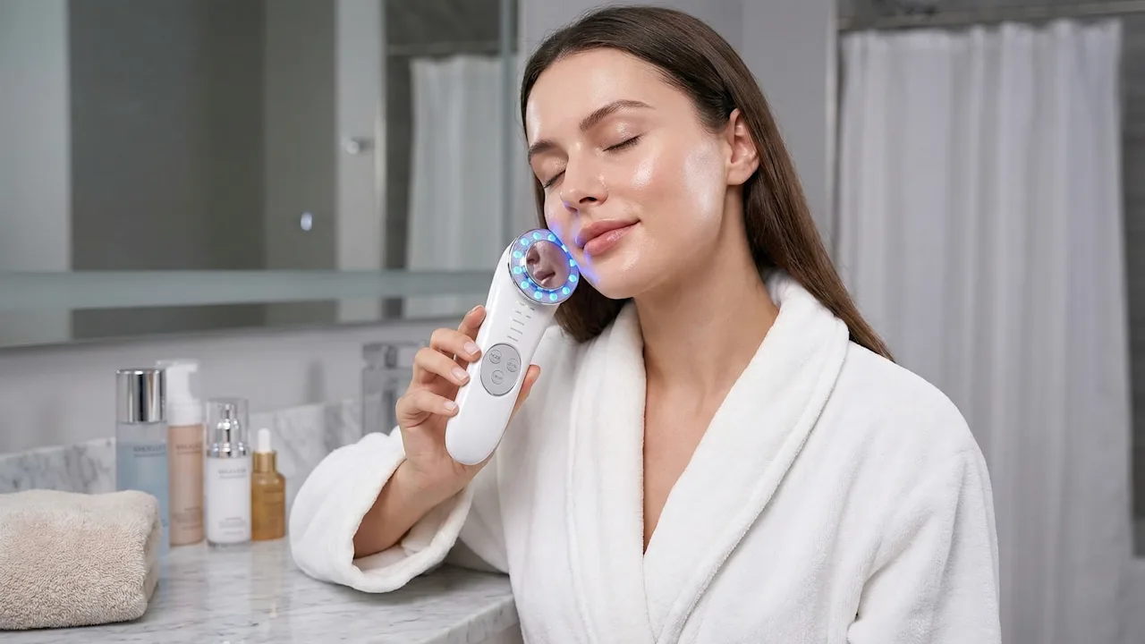 Vysn 7-In-1 Ultrasonic Photon Therapy Facial Massager