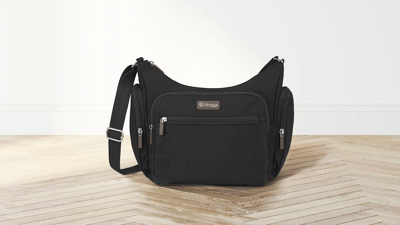 Biaggi Flexmates On-The-Go Anti-Theft Hobo Bag