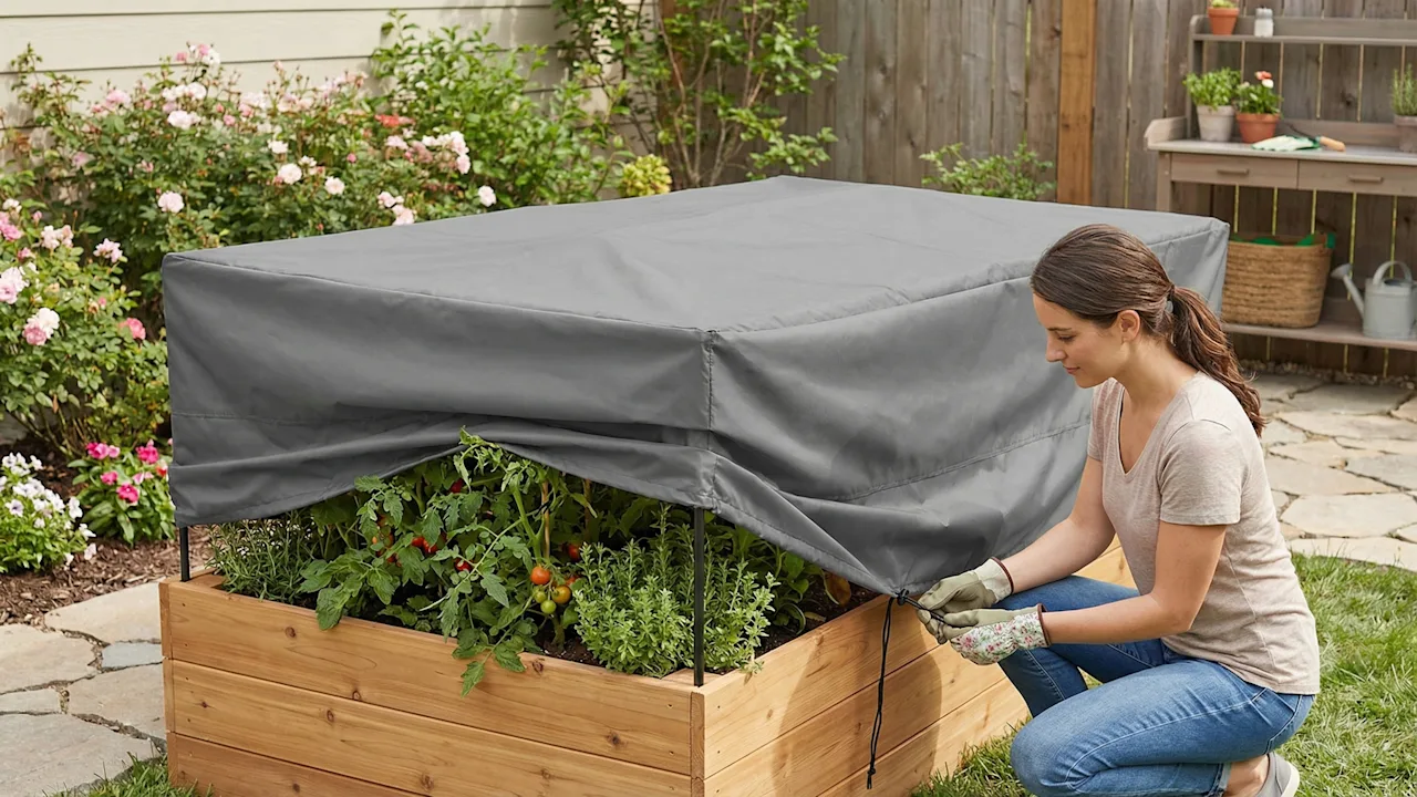Superior Cover For The Pest Thwarting Elevated Garden (Large)
