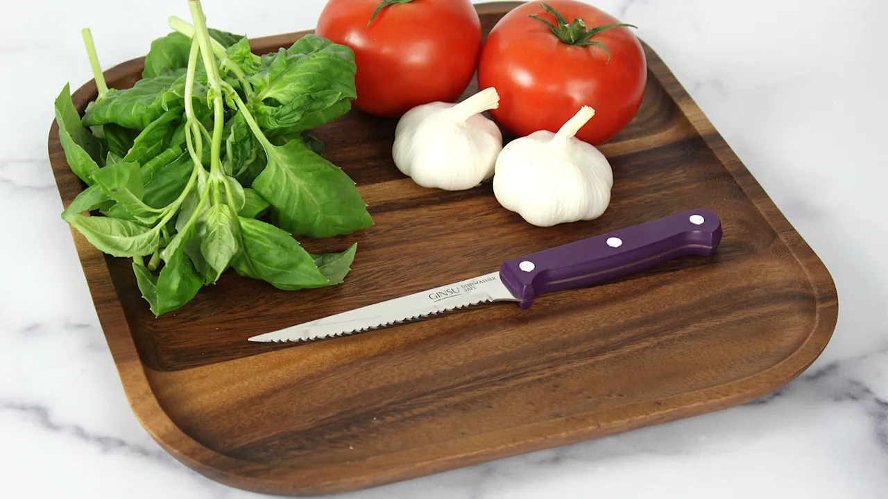 Ginsu 6-Piece Steak Knife Set + Original Slicer