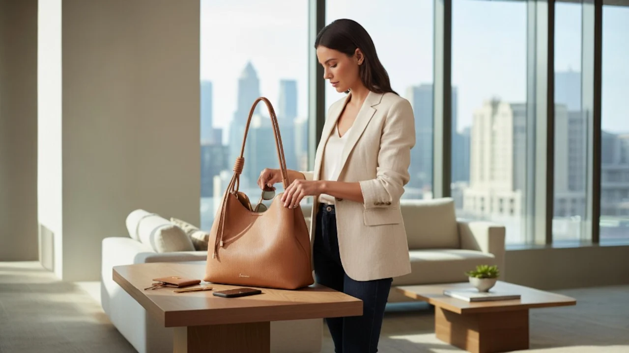 Emperia Alexis Slouchy Shoulder Bag Set with Pouch