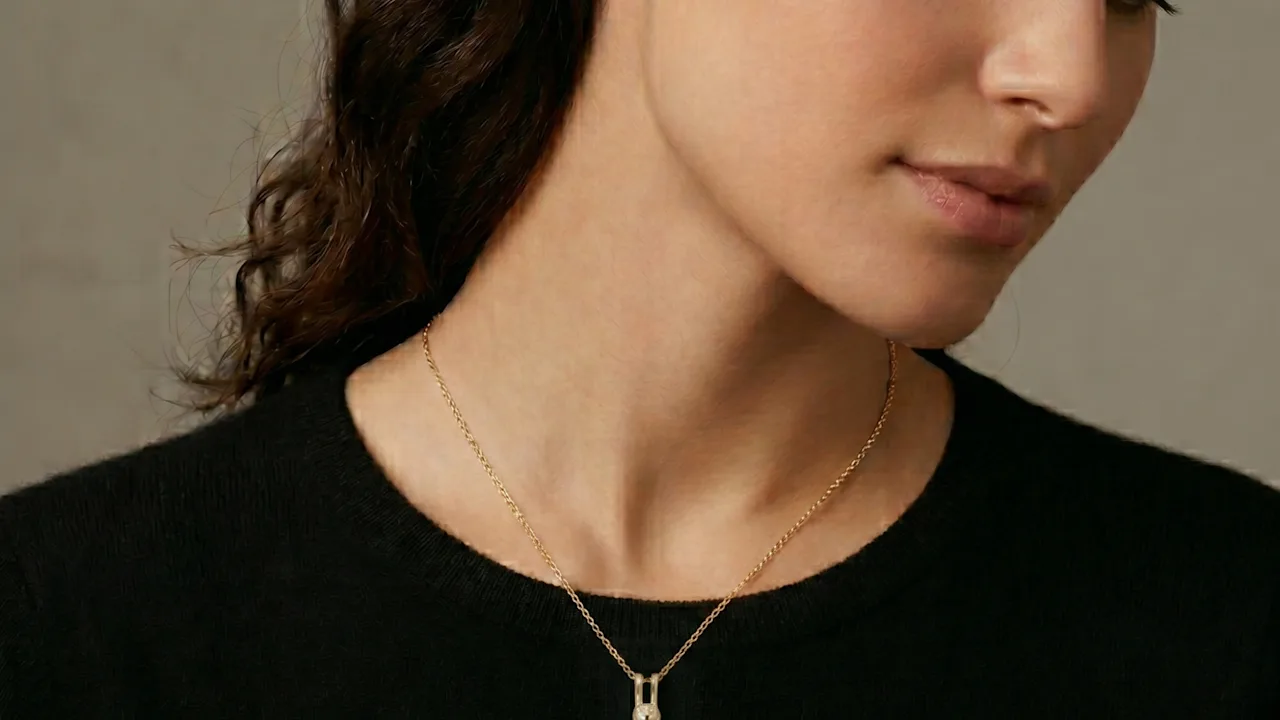 Kylie Harper Sterling Silver Dangling Kitty Cat Pendant Necklace