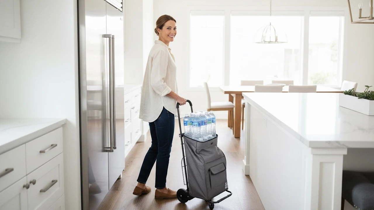 Trolley Dolly de dbest Products Carrito Plegable con Ruedas