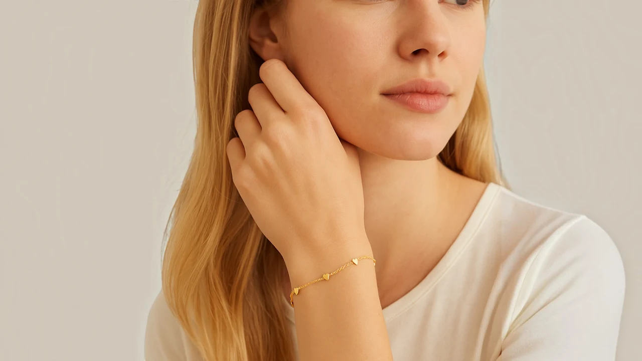 Dloria Forever Yours Heart Charm Bracelet