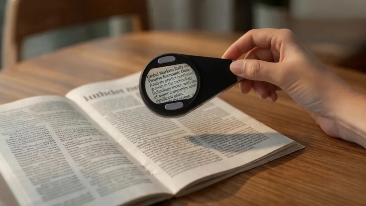 The HD Pocket Electronic Magnifier