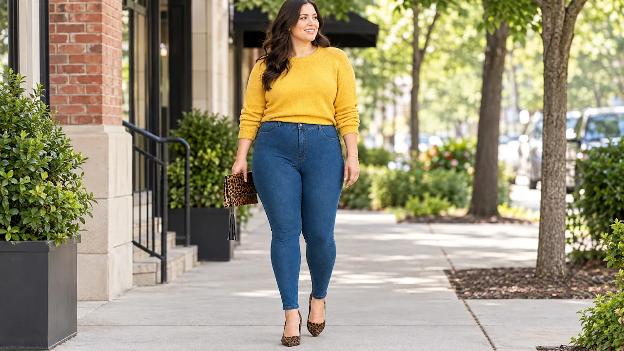 2-Pack: HUE Curvy Denim Leggings (Plus Size)