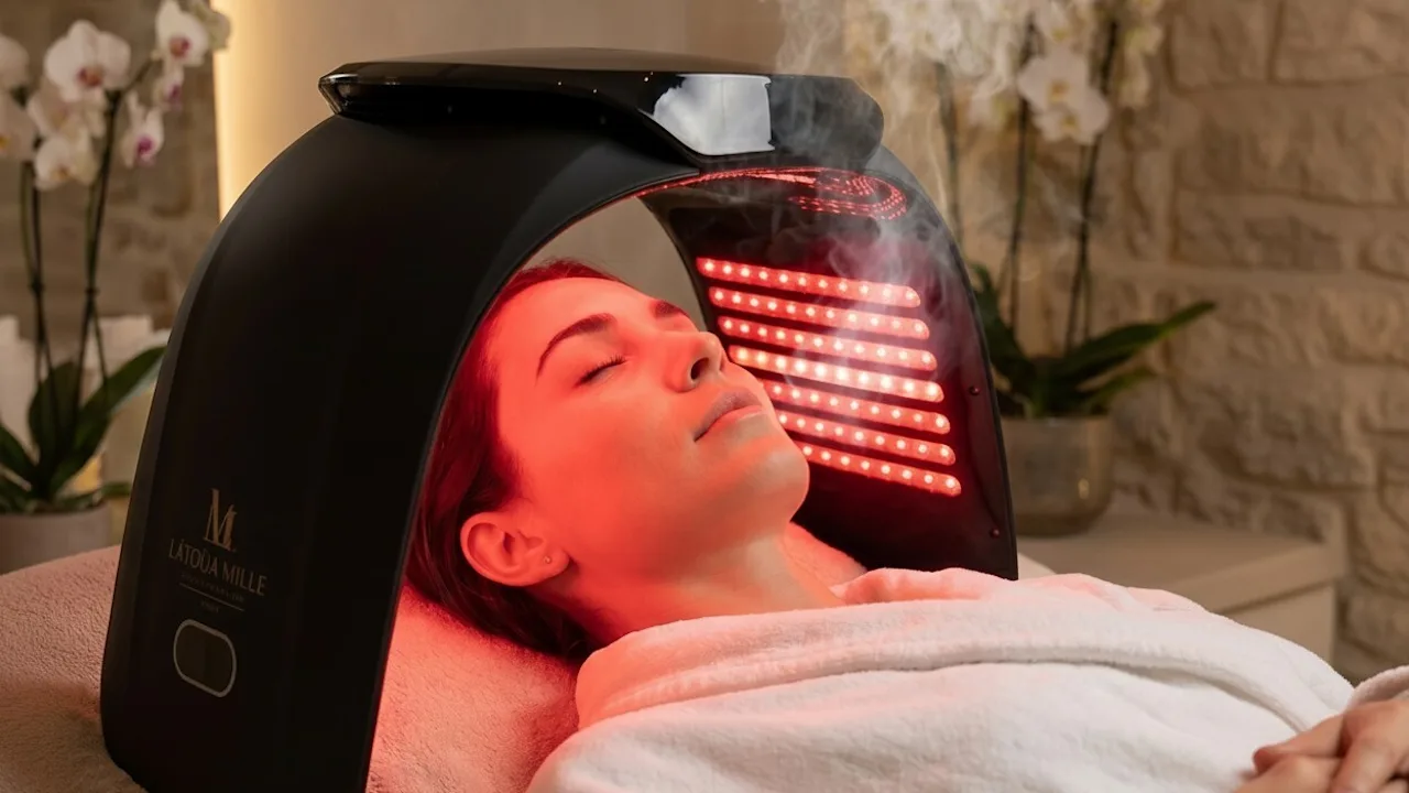 Latoua Mille Multi-Layer Superpower LED Skin Care Device & Collagen Serum