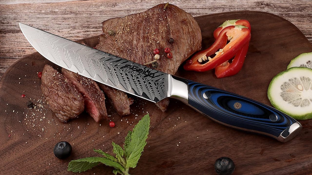 The Kanpeki Straight-Edge Steak Knife Set