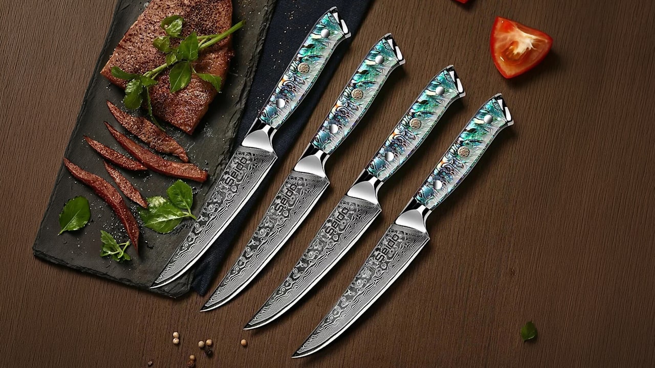 The Executive Straight-Edge Steak Knife Set