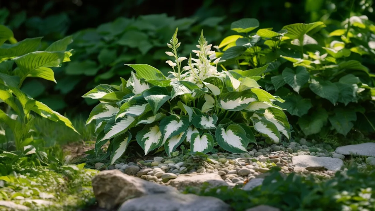 The Bare Root Fire and Ice Hostas