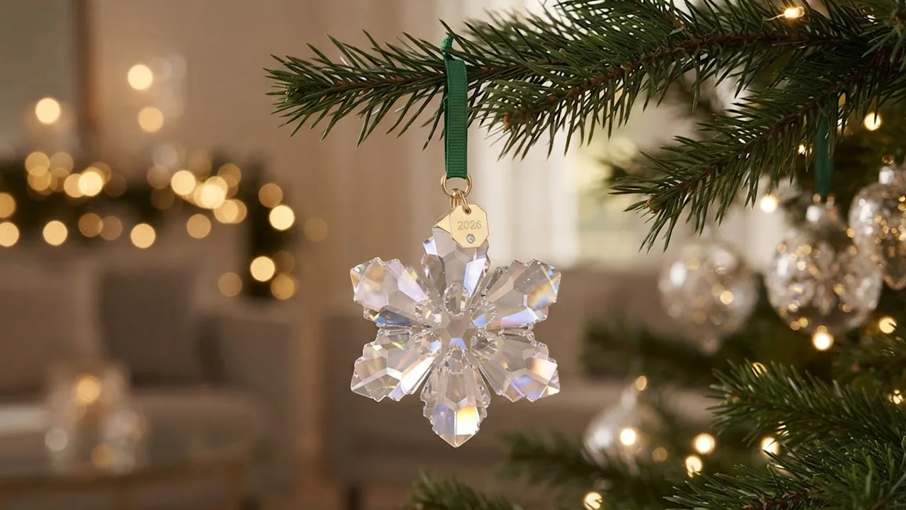 The Swarovski Crystal Ornament Engraved With 2026