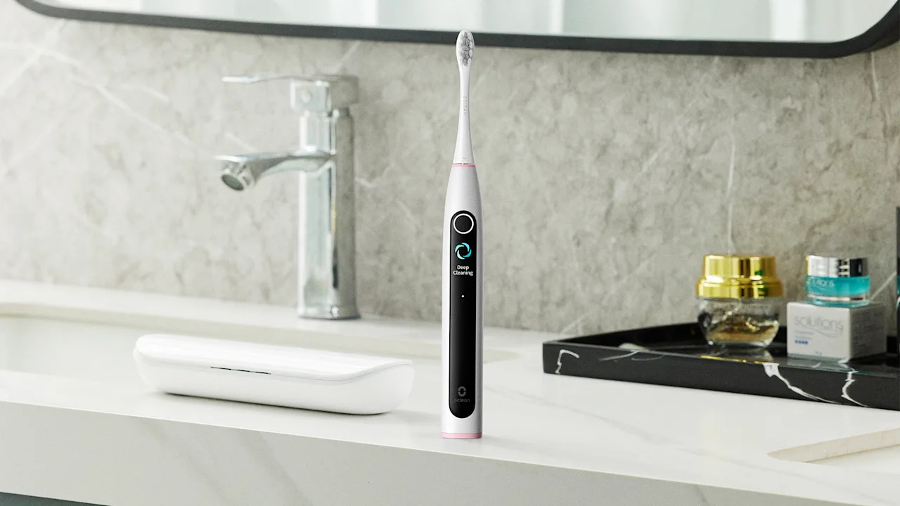 Oclean X Lite Smart Sonic Electric Toothbrush with 3 Brush Heads