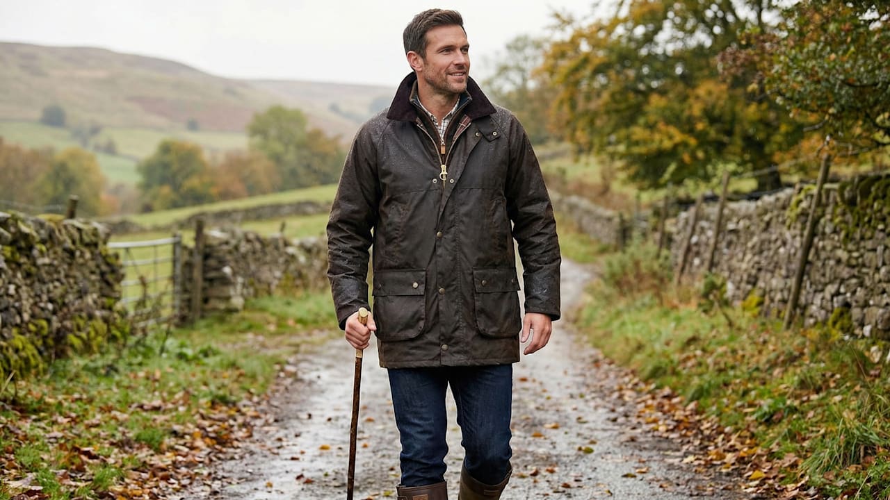 The British Isles Waxed Cotton Coat