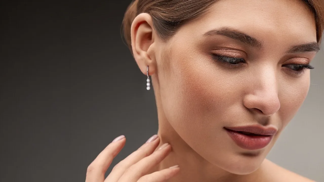 The Three-Stone Lab-Grown Diamond Earrings