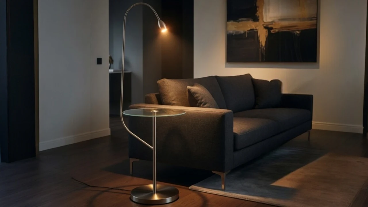 The Side Table Lamp with Brightness Zoom